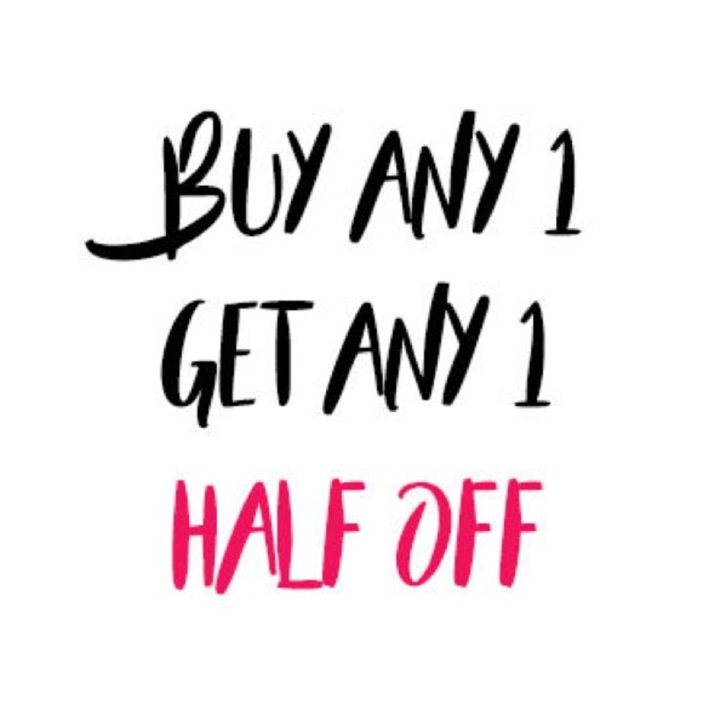 BOGO 50% OFF!